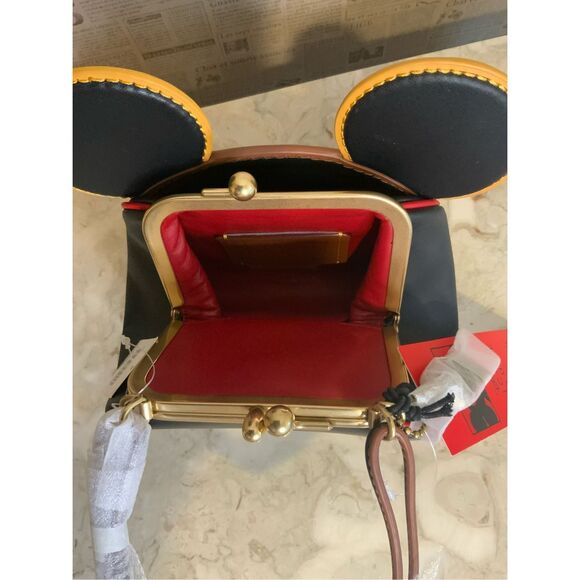 COACH x Disney Mickey Mouse Keith Haring Kisslock Bag - Picture 8 of 10